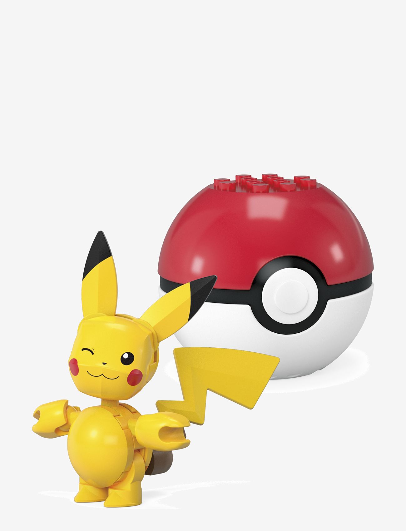 Mega - Pokémon Poké Ball 2-Pack Building Toy Kits with 2 Action Figures (42 Pieces) for Kids - actionfigurer - multi color - 2