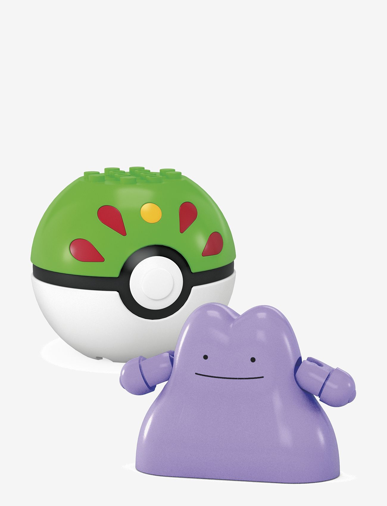 Mega - Pokémon Poké Ball 2-Pack Building Toy Kits with 2 Action Figures (42 Pieces) for Kids - actionfigurer - multi color - 3