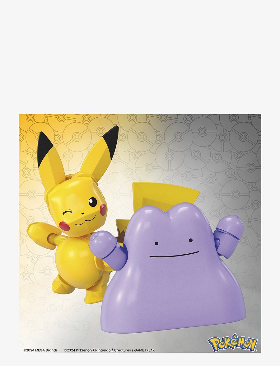 Mega - Pokémon Poké Ball 2-Pack Building Toy Kits with 2 Action Figures (42 Pieces) for Kids - actiefiguren - multi color - 4