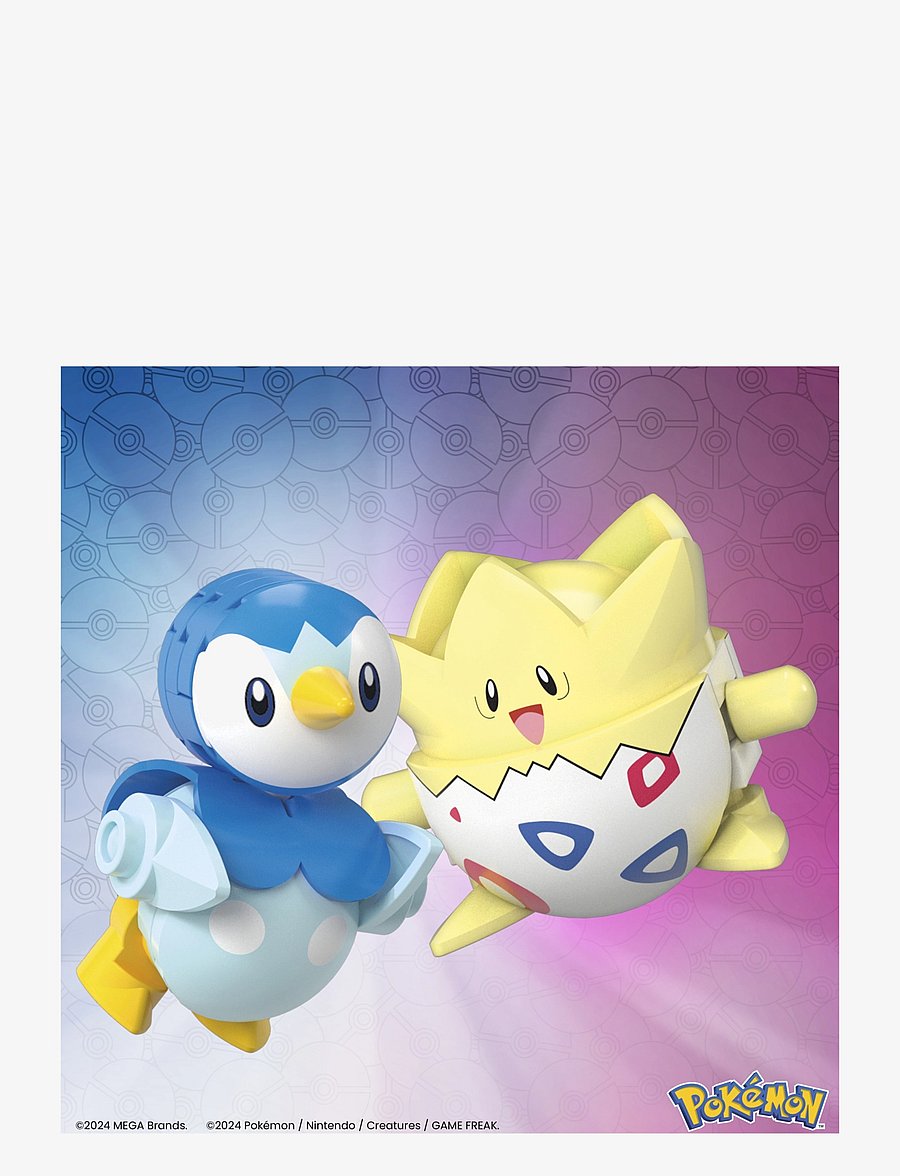 Mega - Pokémon Poké Ball 2-Pack Building Toy Kits with 2 Action Figures (41 Pieces) for Kids - actionfigurer - multi color - 3