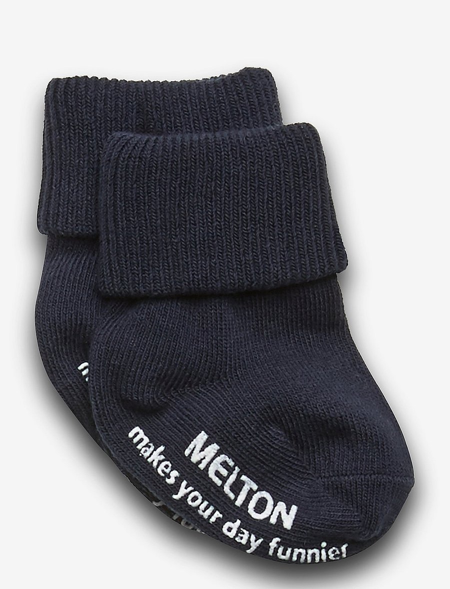 Melton - Cotton Tights - strumpfhosen - marine - 0