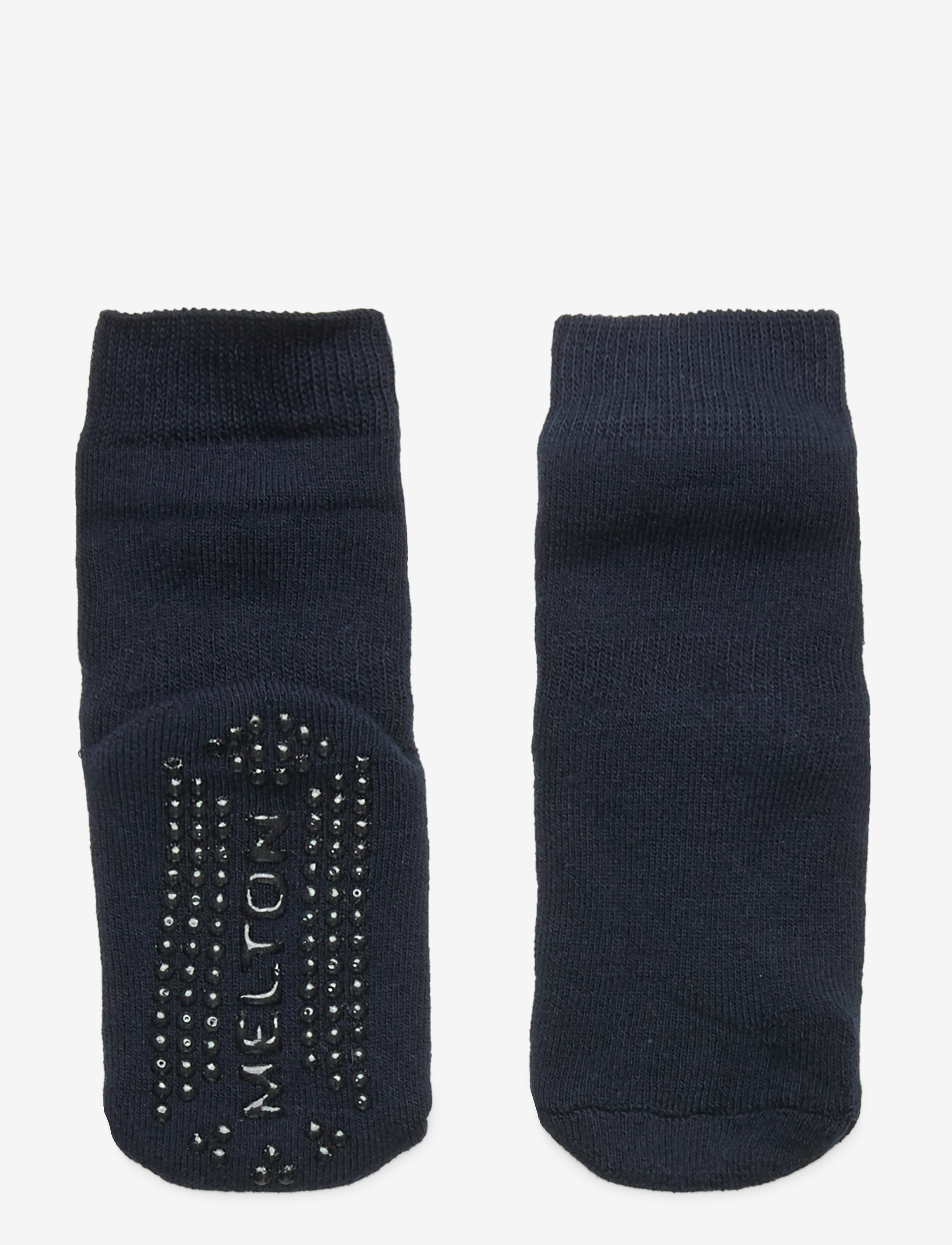 Melton Cotton Socks - Anti-Slip, 17/19, Blue, Sokker & Strømpebukser > Sokker, Børn