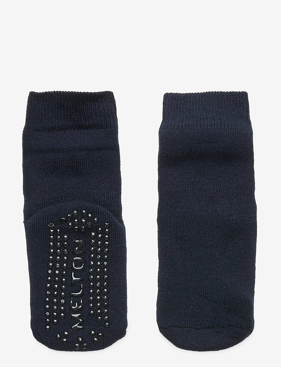 Melton - Cotton socks - Let's Go - halksockor - navy - 0