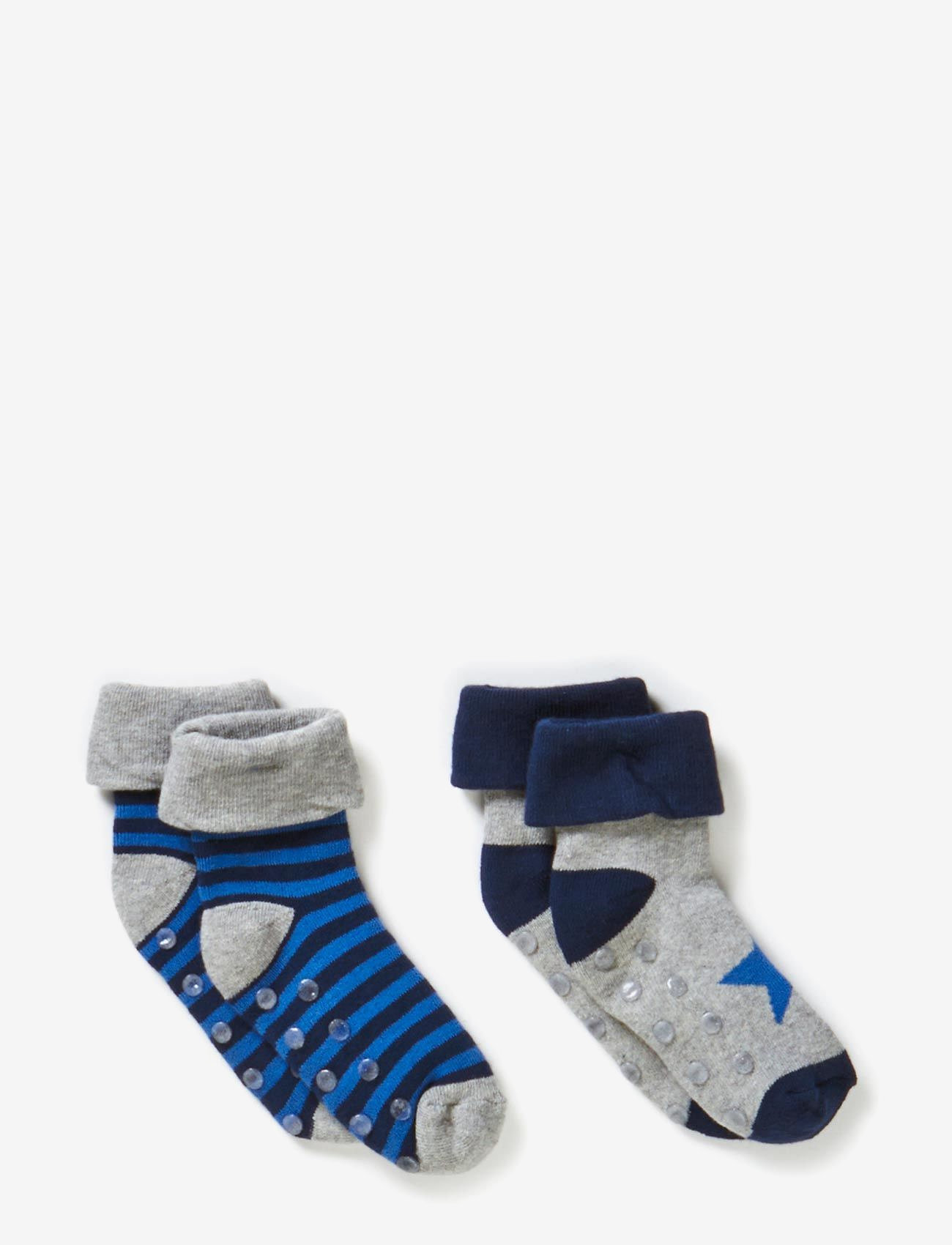 Melton - Baby 2 pack terry cotton - dusty blue - 0