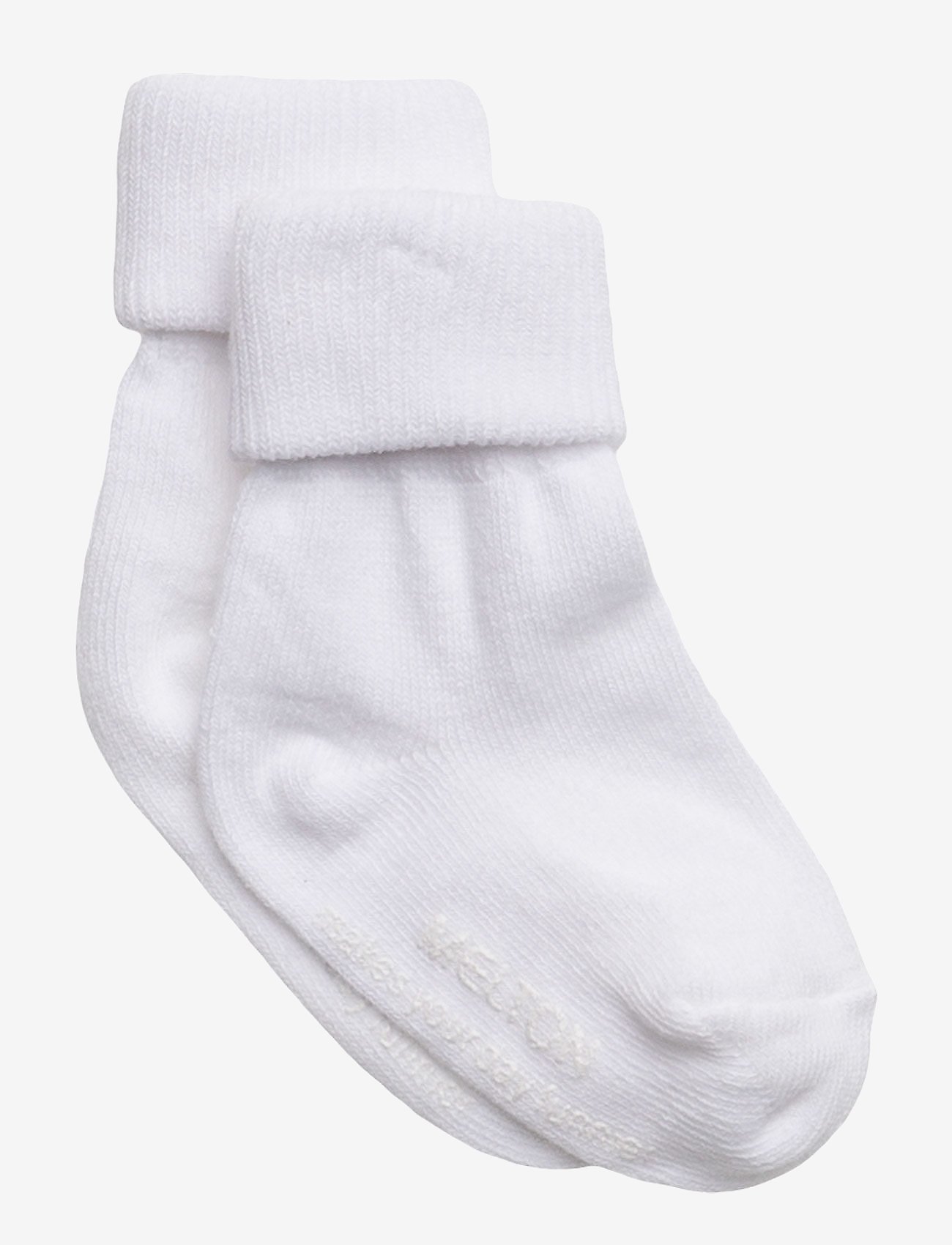 Melton - Cotton socks - anti-slip - mažiausios kainos - 100/white - 0
