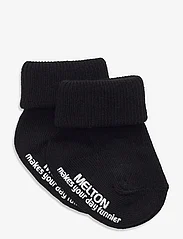 Melton - Cotton socks - anti-slip - herbstliche kleidung - black - 0