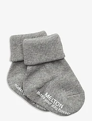 Melton - Cotton socks - anti-slip - socks - light grey mel. - 0