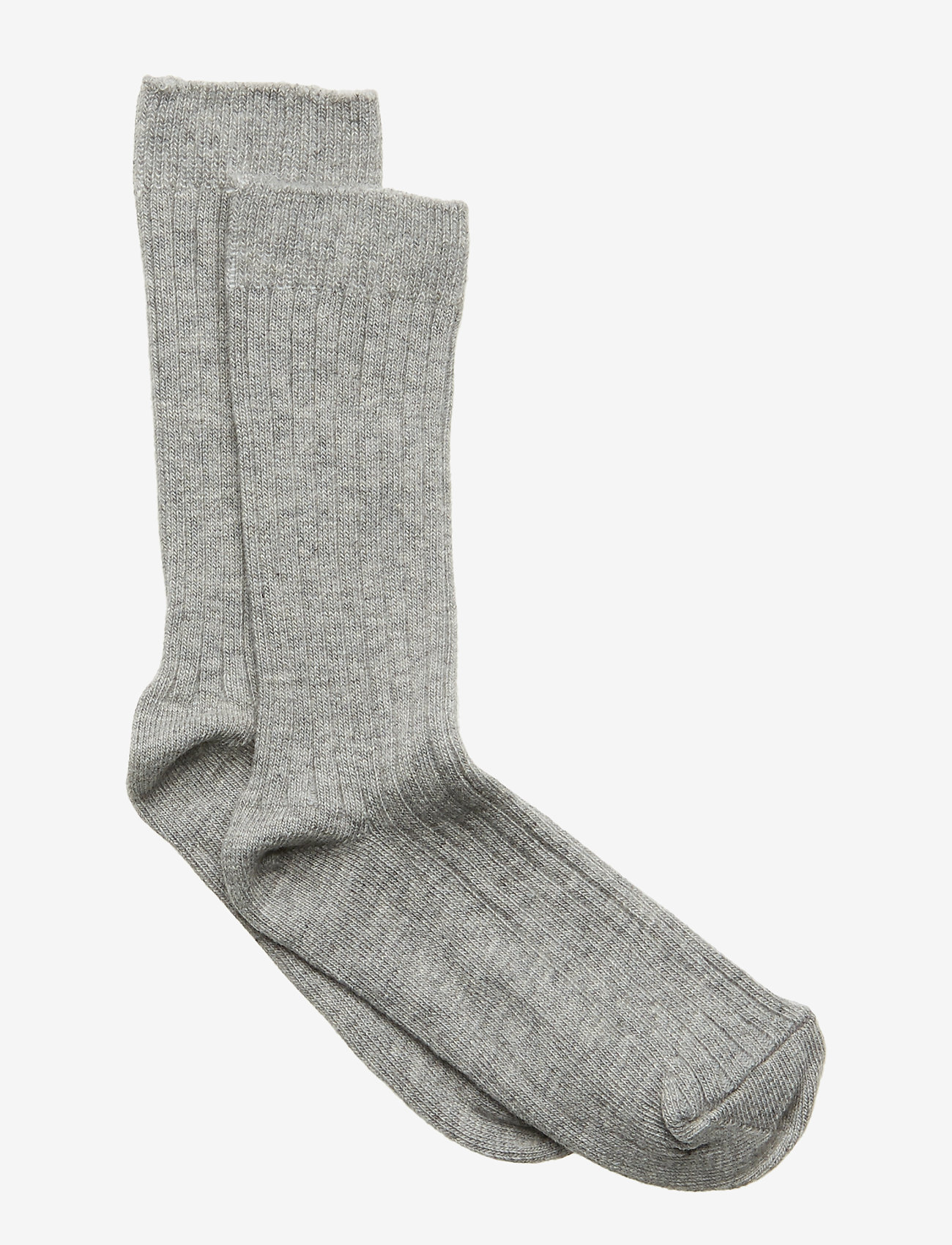 Melton - Sock - Rib - strømper - light grey melange - 0