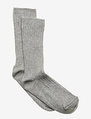 Melton - Sock - Rib - socks - light grey melange - 0