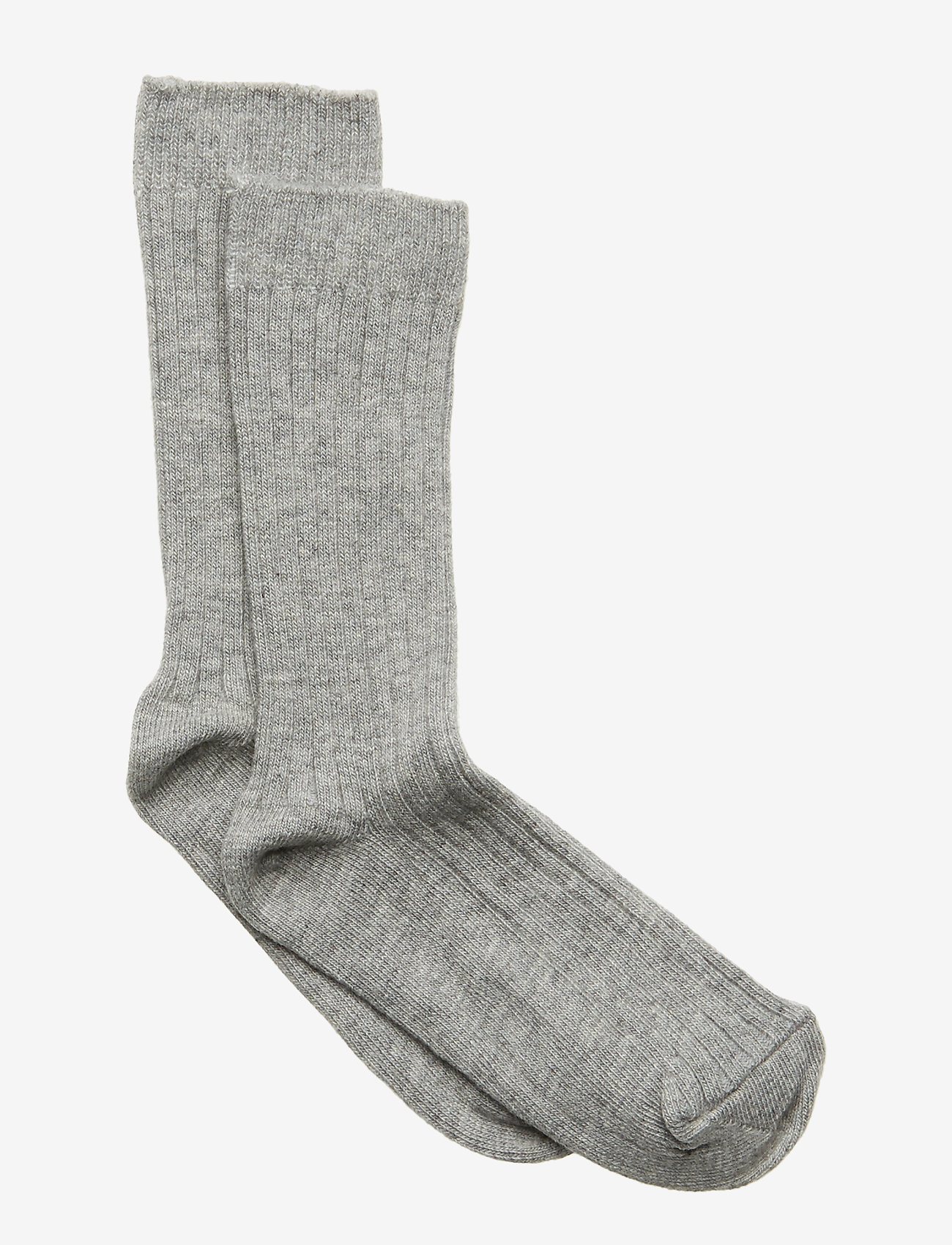 Melton - SOCK - Rib Basic - All Sizes - light grey melange - 0