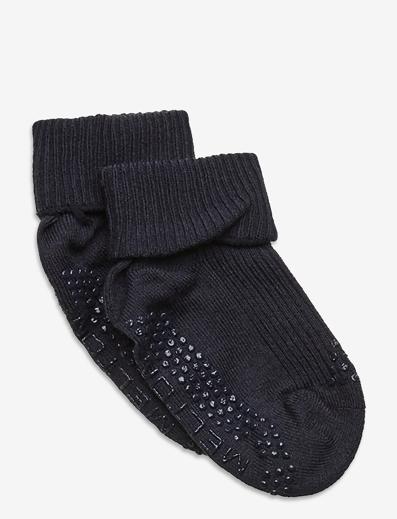 Wool socks - anti-slip - MARINE