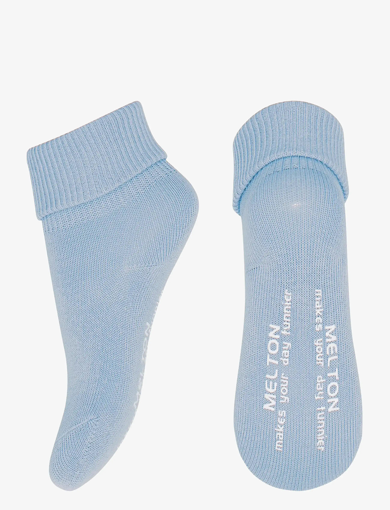 Melton - Cotton socks - anti-slip - libisemisvastased sokid - faded denim - 0