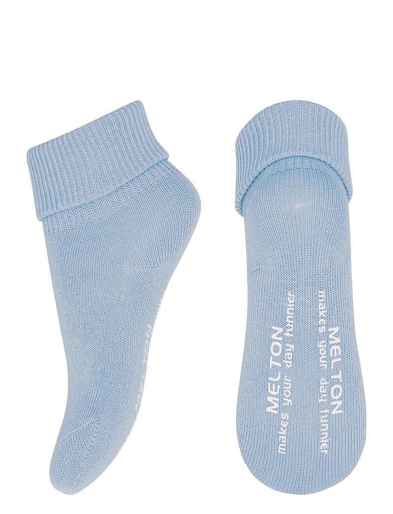 Melton - Cotton socks - anti-slip - libisemisvastased sokid - faded denim - 0