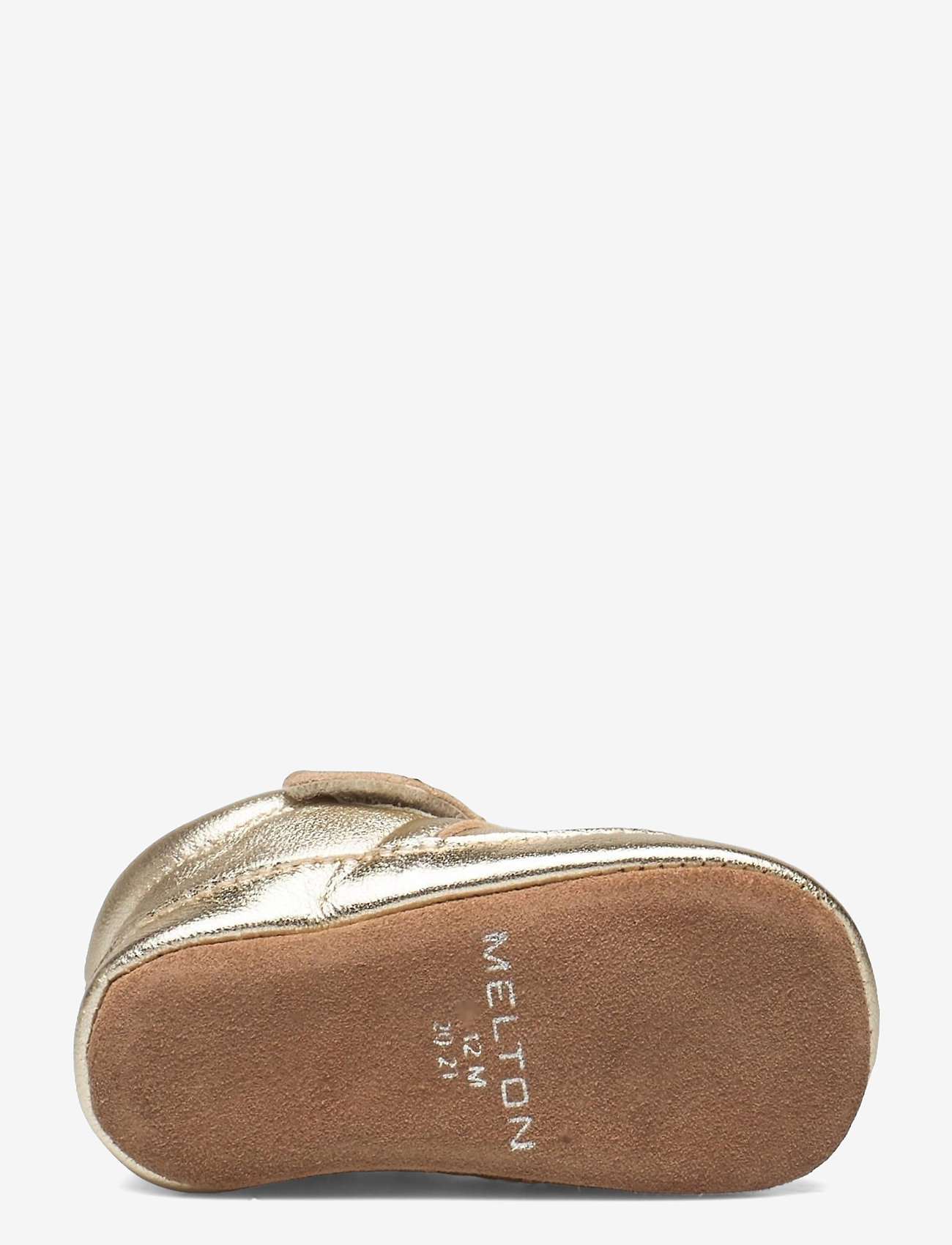 Melton - Leather Shoe - Velcro - gold - 4