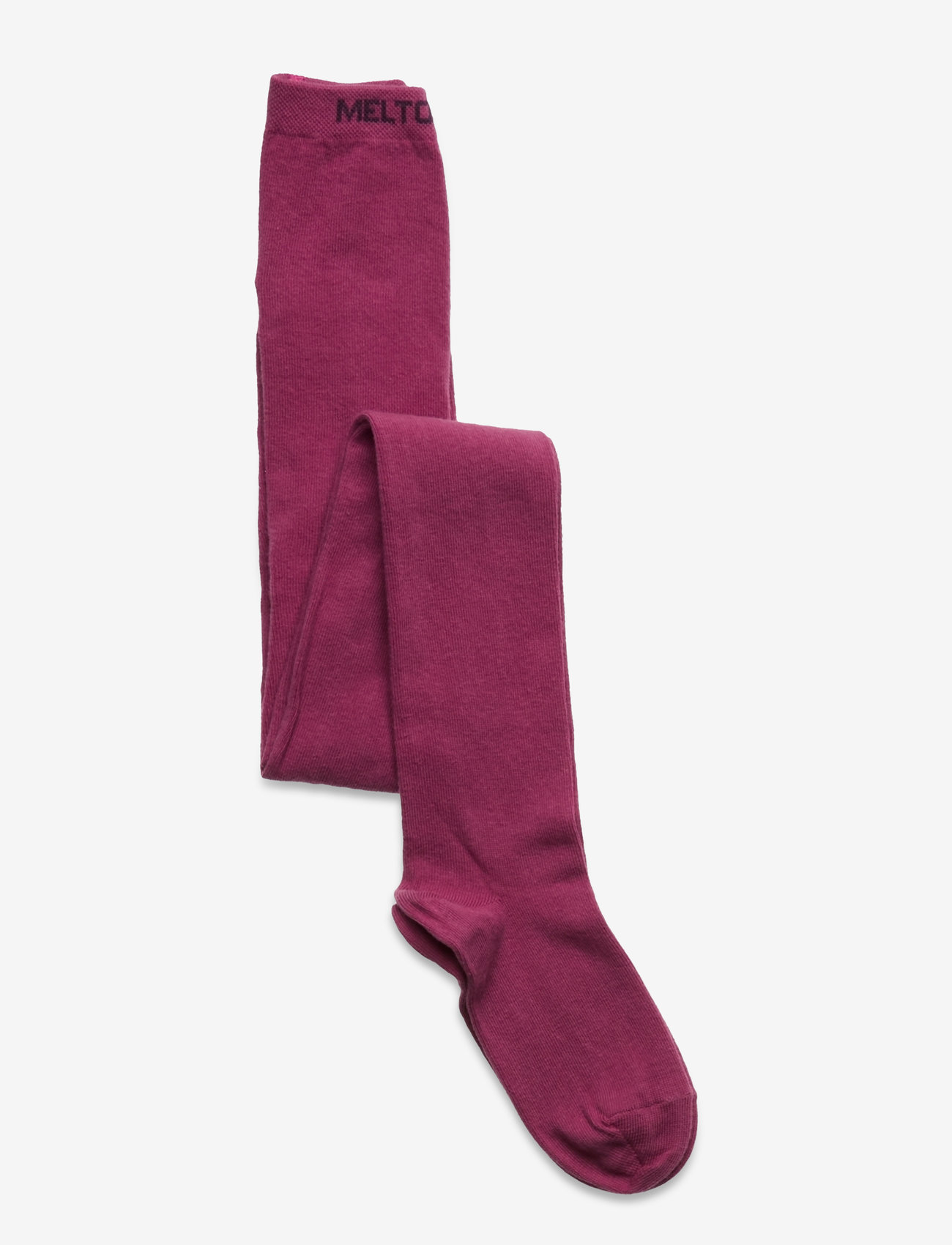 Melton - Cotton tights - efterårstøj - red violet - 0