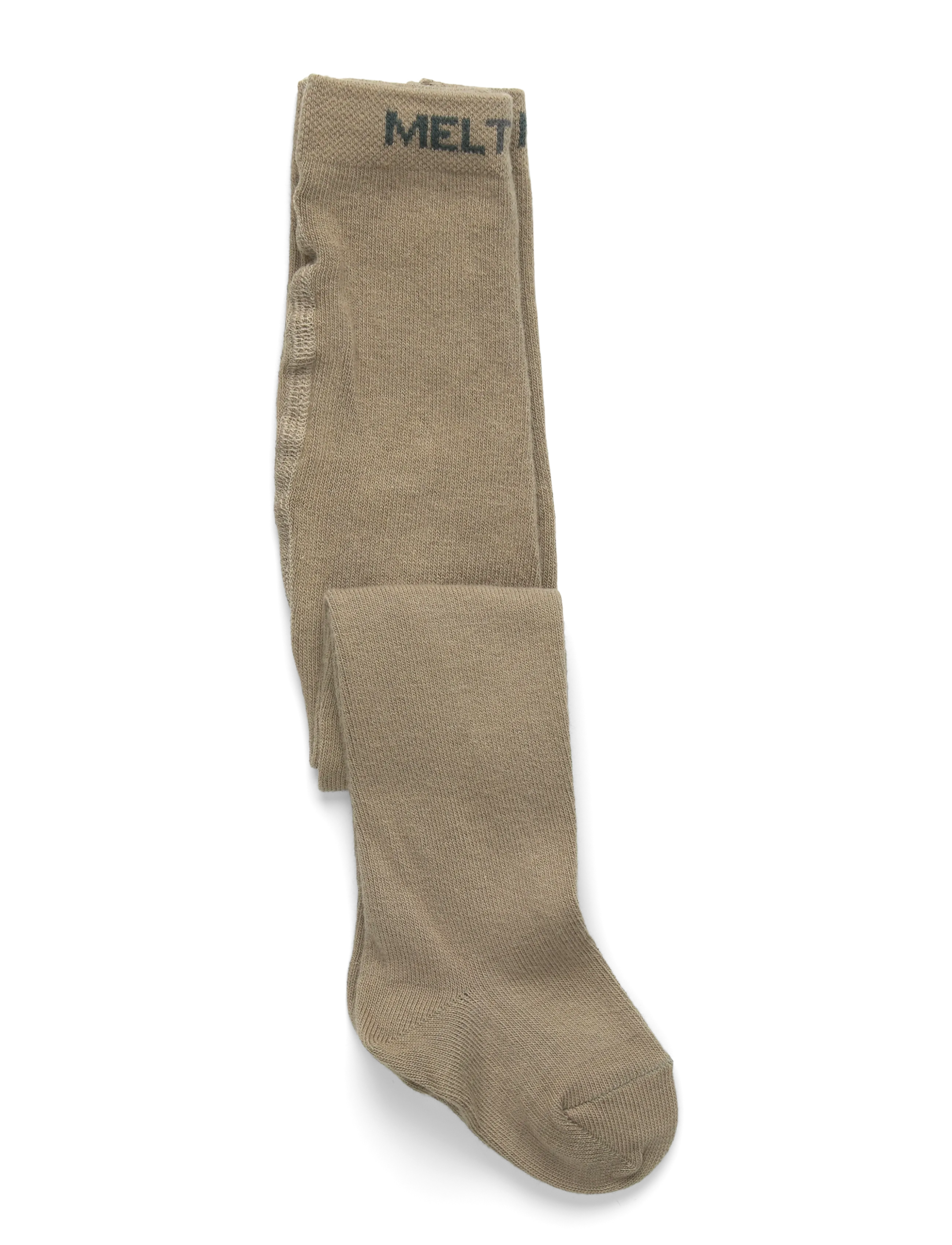 Melton Cotton tights - Melton - SAFARI GREEN / beige