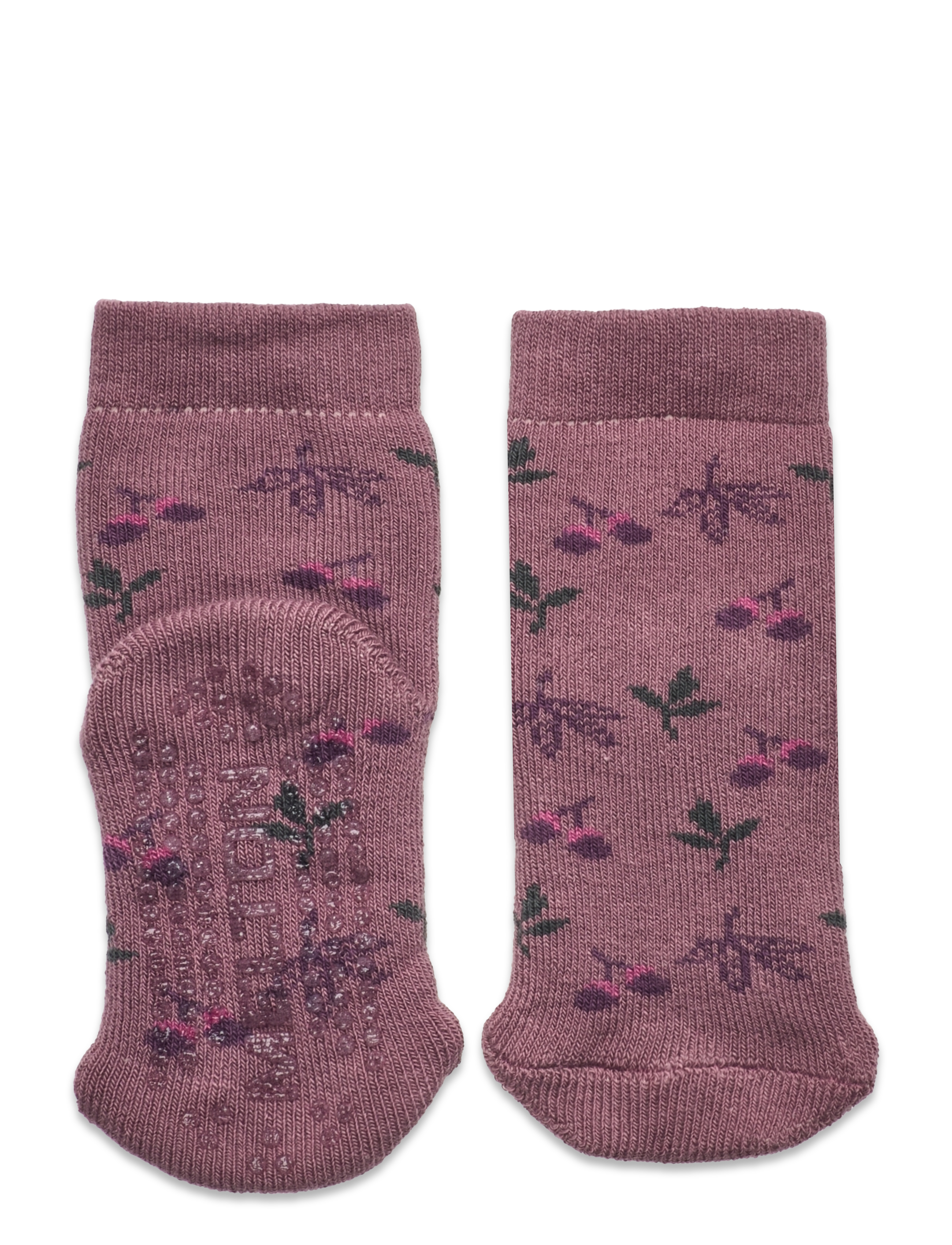 MELTON Maple Socke Anti Slip Let's Go Pink - 17/19 - Kinder