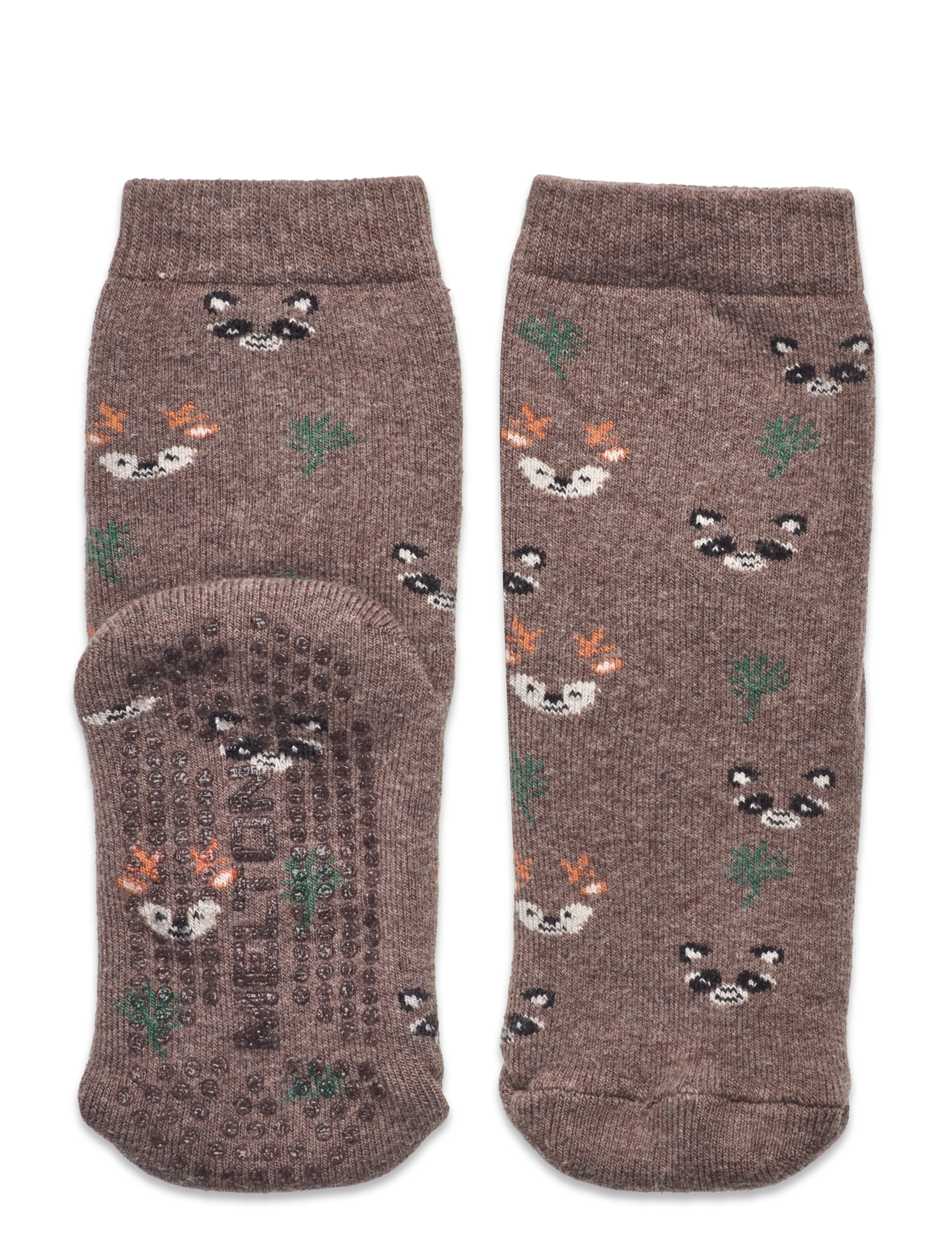 MELTON Forest Socke Anti-Slip Let's Go Braun - 15/16 - Kinder