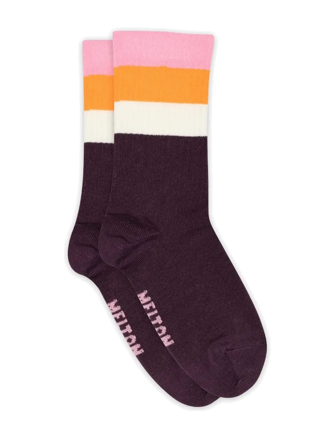 Melton - Wide Stripes Socks -