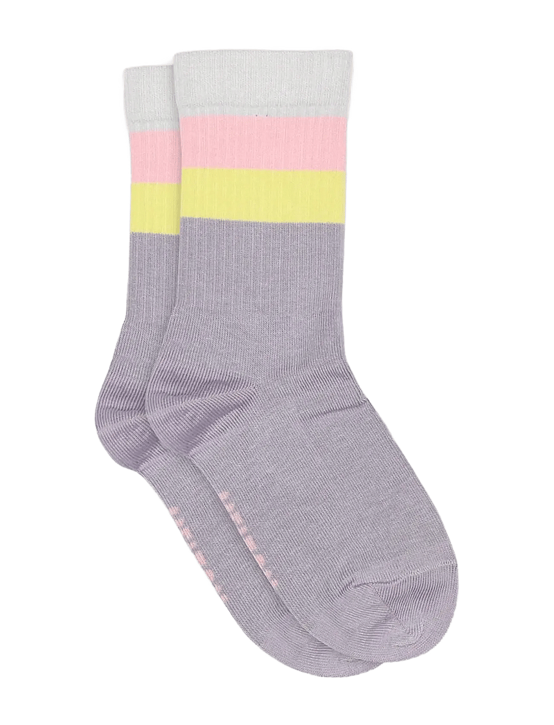 Melton - Wide stripes socks - sokid - daybreak - 0
