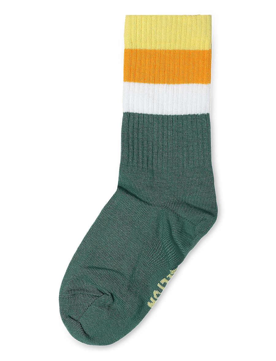 Melton - Wide stripes socks - strumpor - lemon zest - 0