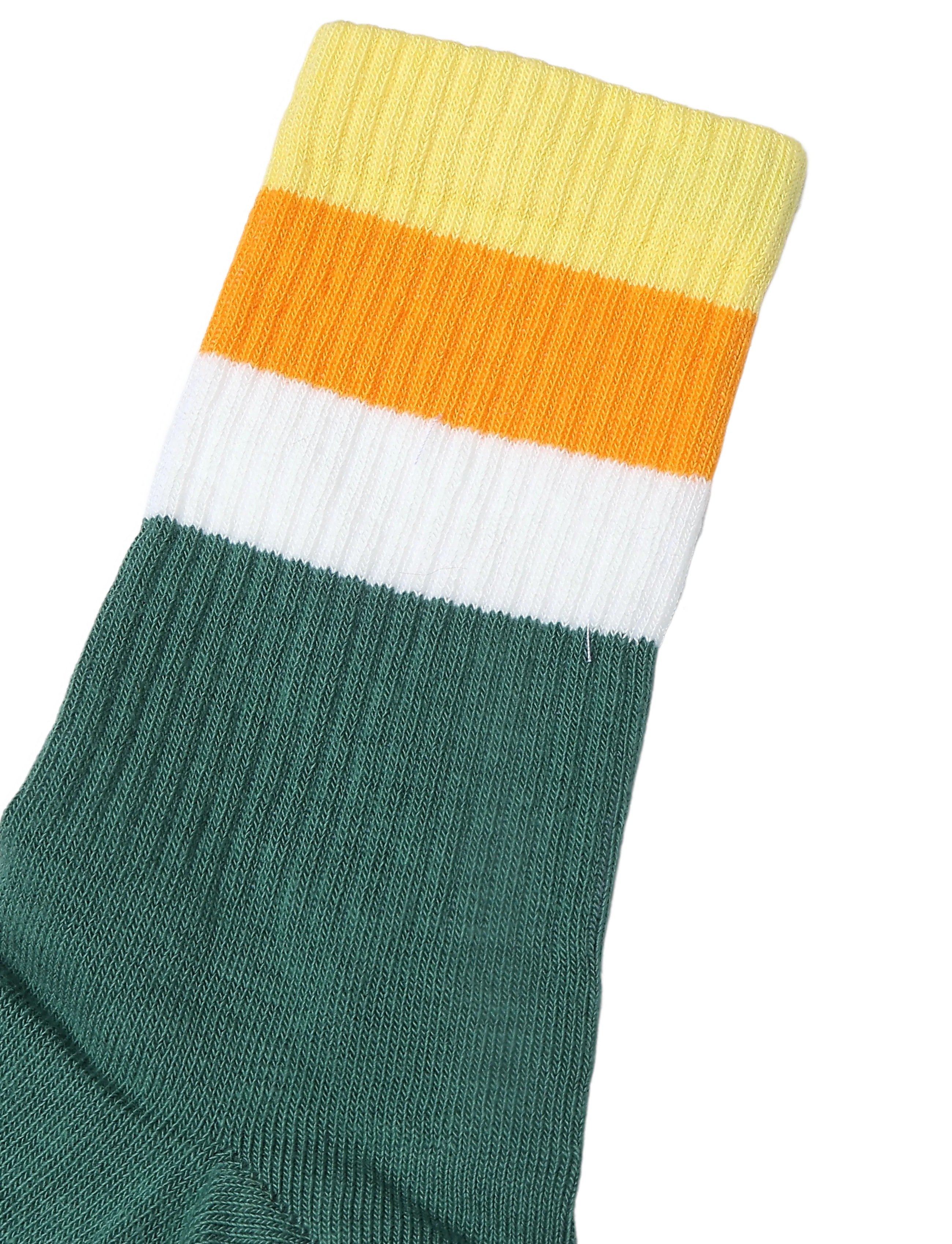 Melton - Wide stripes socks - strumpor - lemon zest - 2