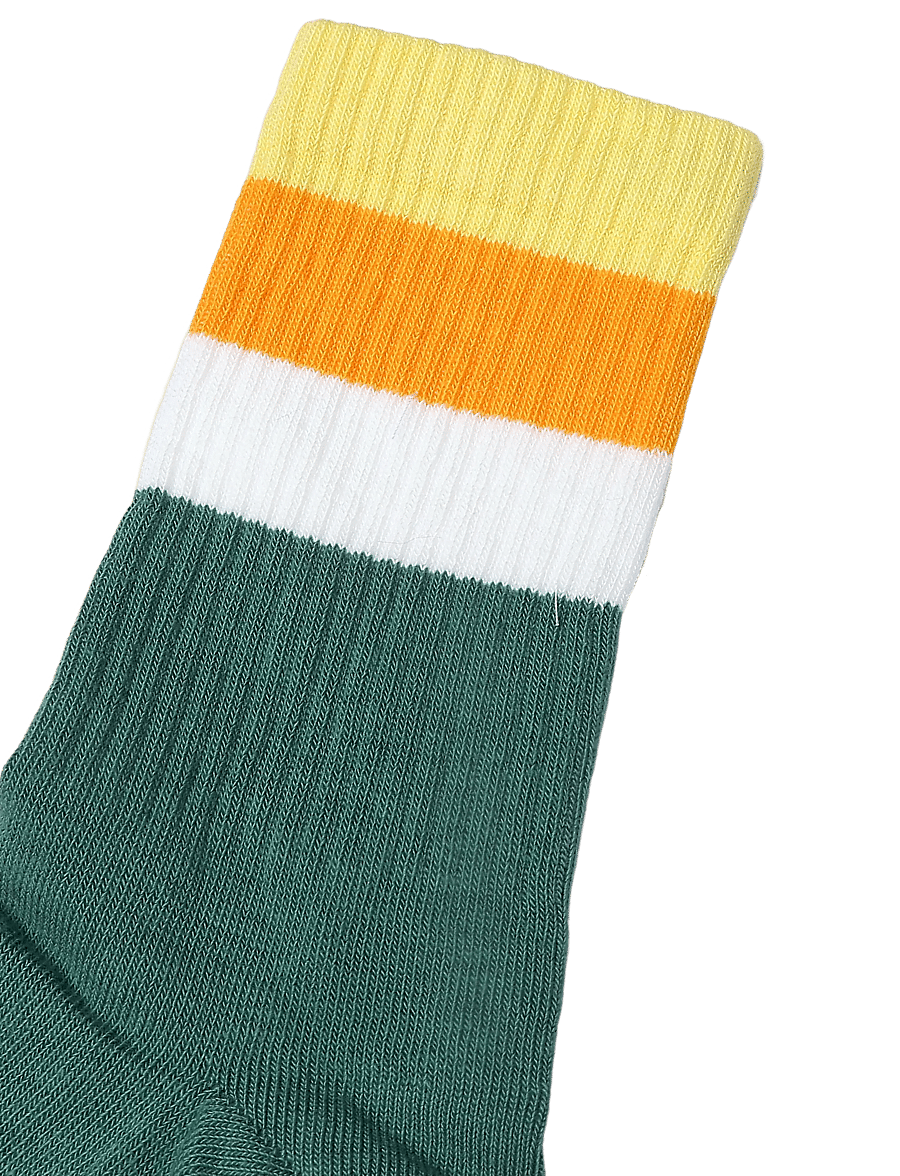 Melton - Wide stripes socks - strumpor - lemon zest - 2