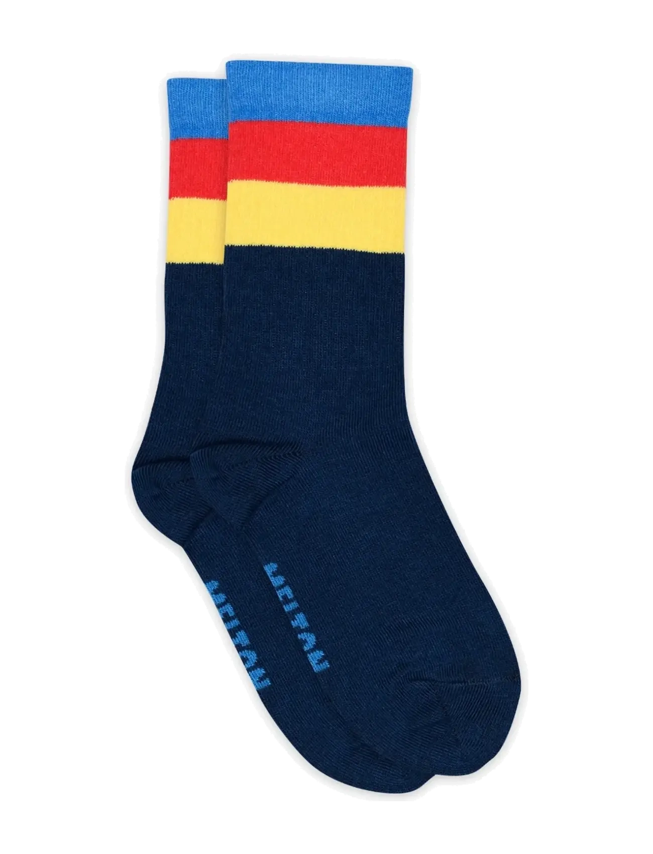 Melton Wide stripes socks - Strumpor - NAVY INK / navy