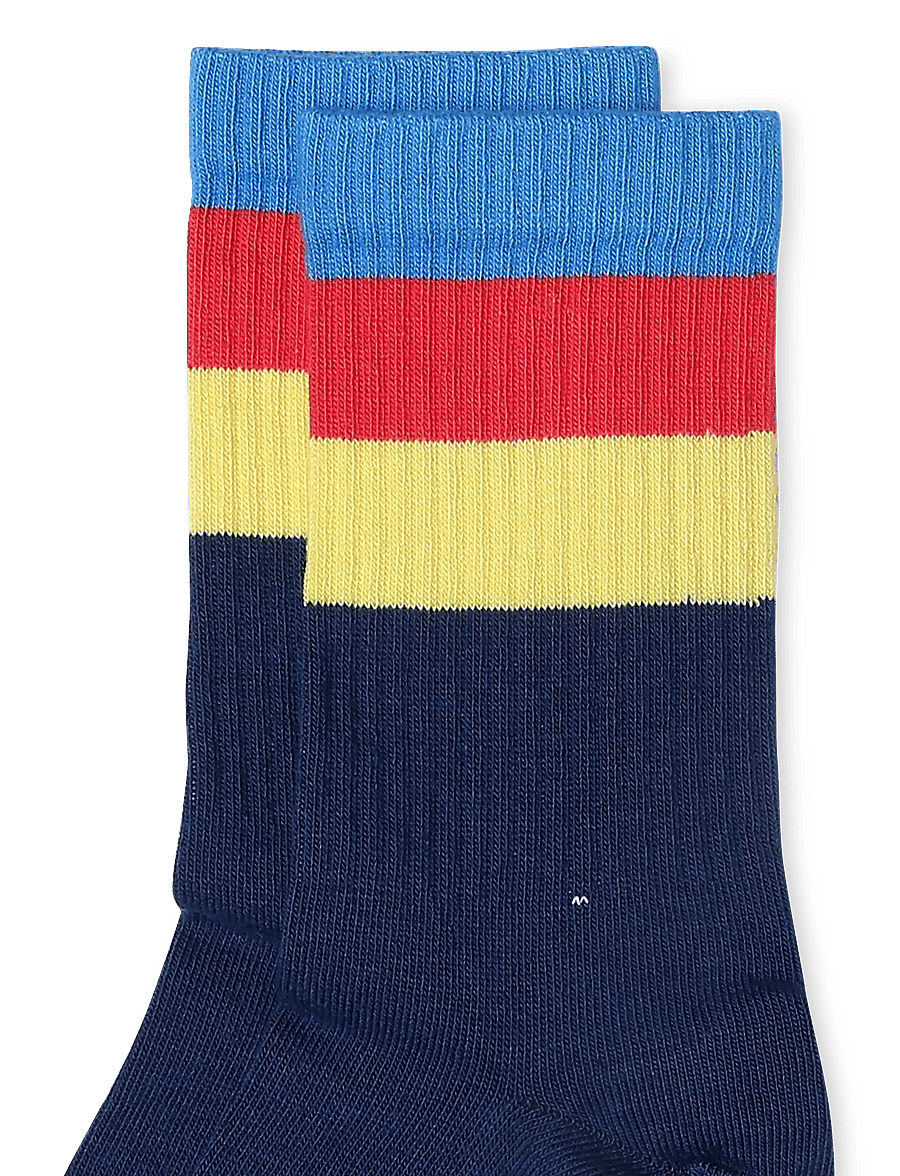 Melton - Wide stripes socks - strümpfe - navy ink - 2