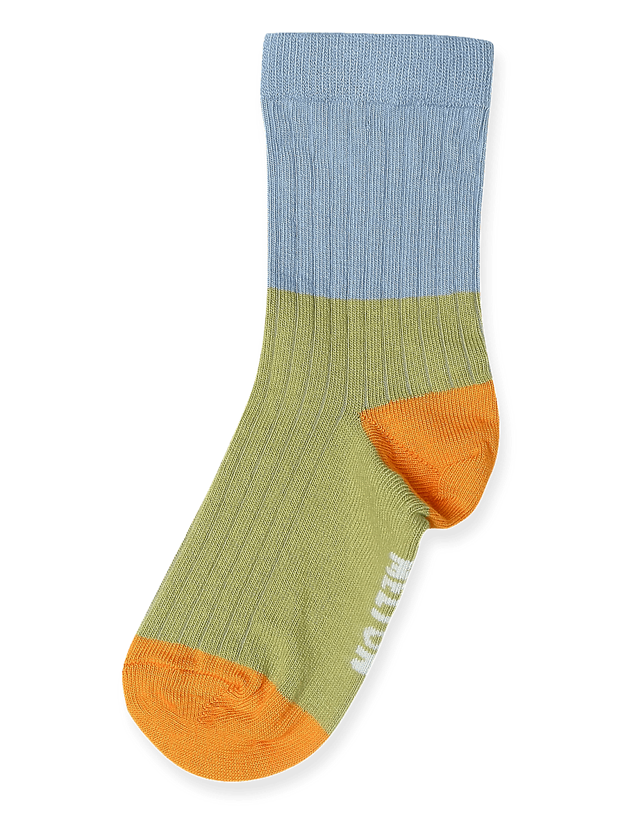 Melton - Block colour socks - strümpfe - evergreen spring - 0