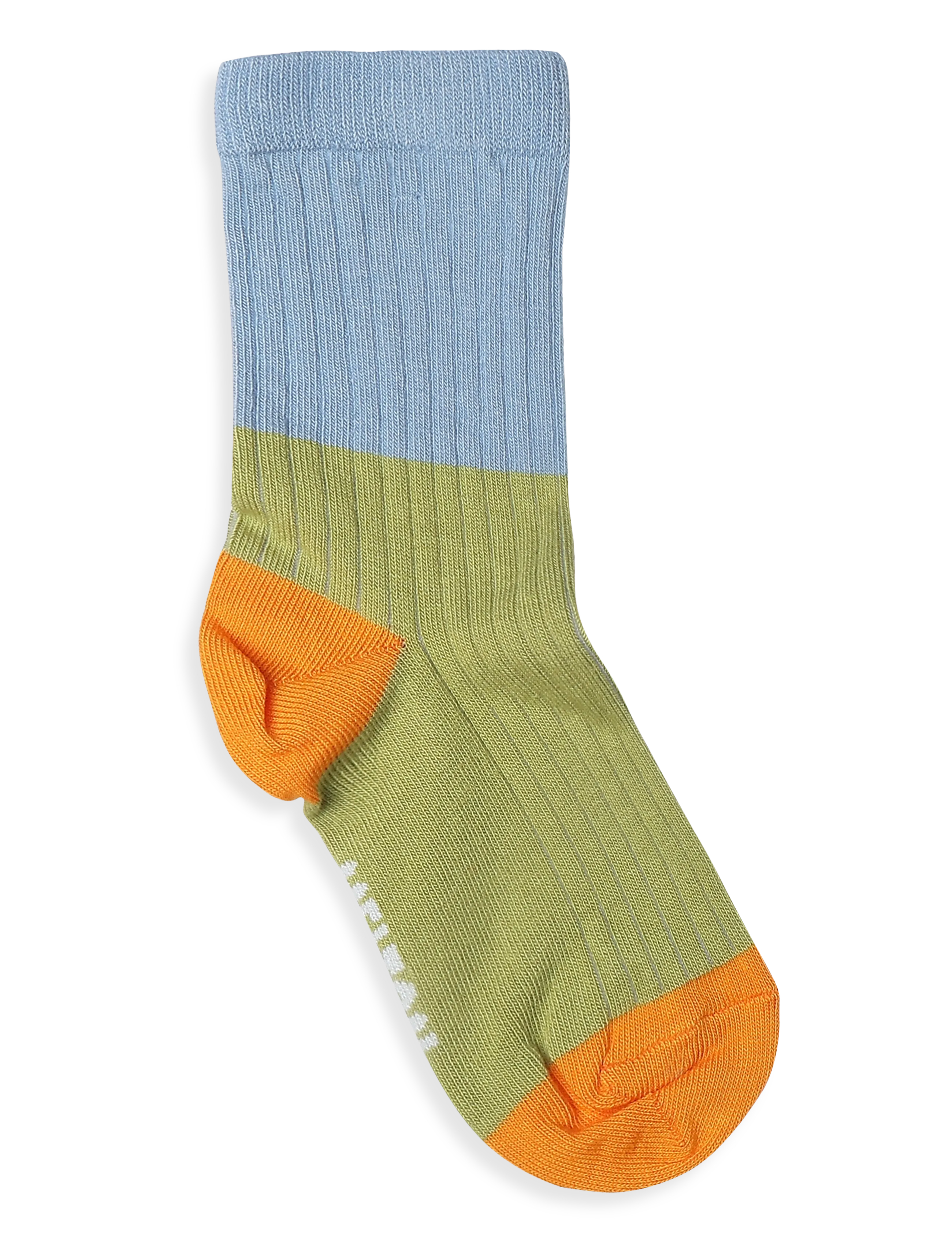 Melton - Block colour socks - strümpfe - evergreen spring - 1