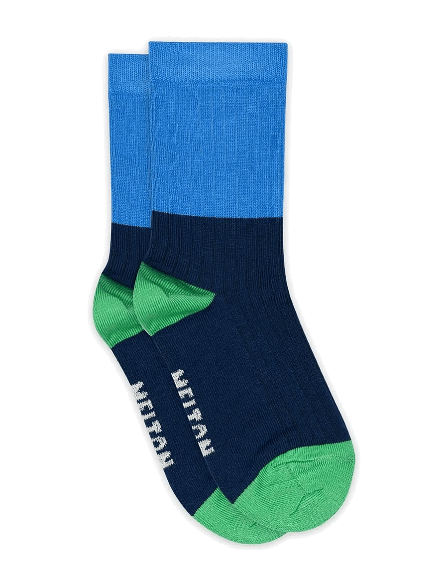 Melton - Block colour socks - sokid - navy ink - 0