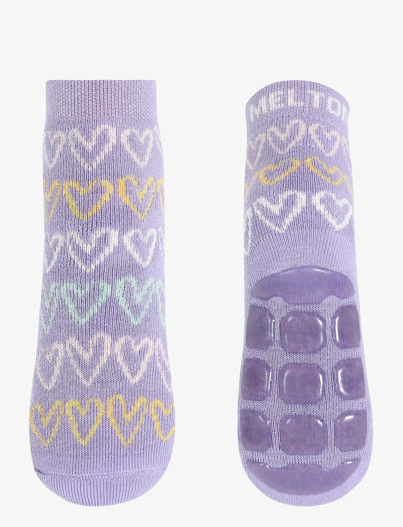 Melton - Doodle heart socks - anti-slip - non-slip socks - daybreak - 0