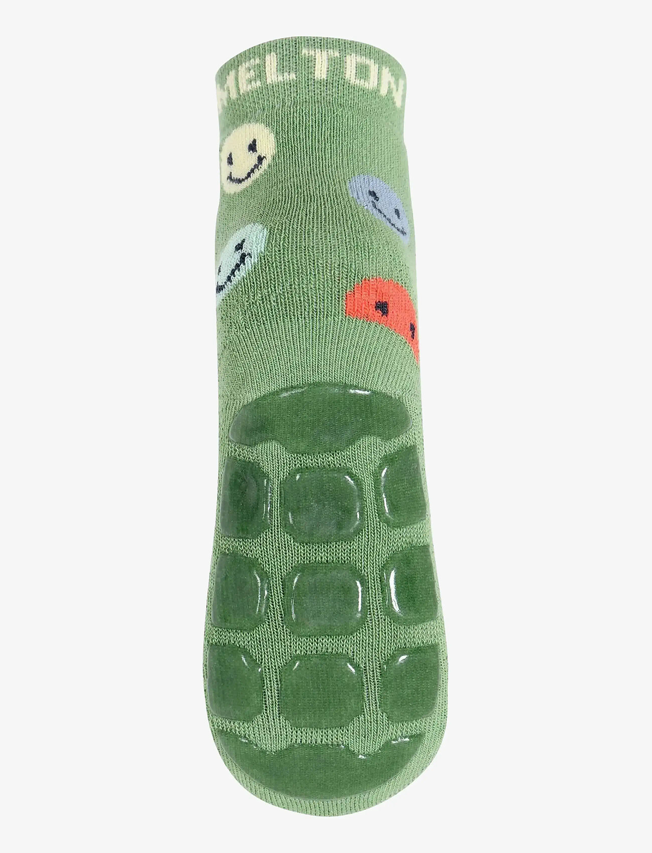 Melton - Smile socks - anti-slip - libisemisvastased sokid - watercress - 2