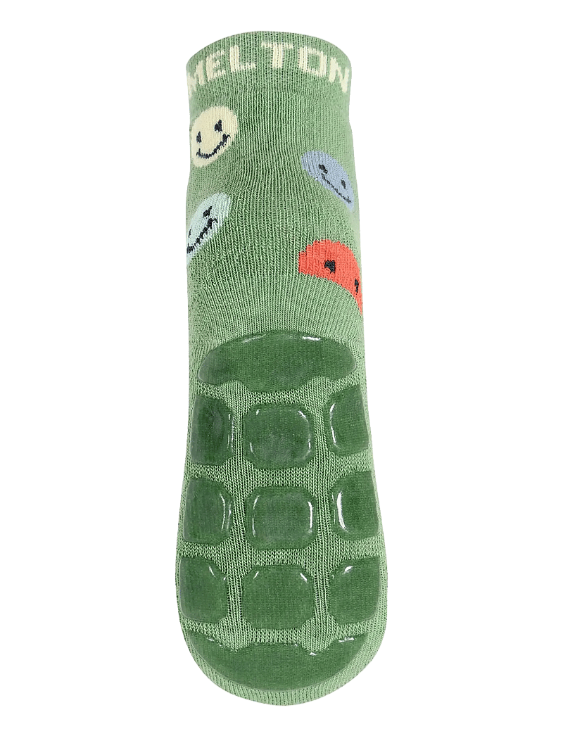 Melton - Smile socks - anti-slip - libisemisvastased sokid - watercress - 2
