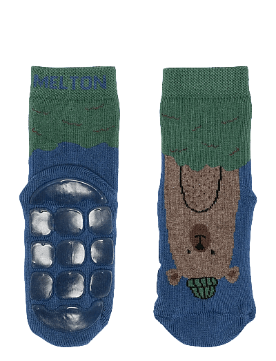 Melton Bear socks - anti-slip - Apģērbs - TRUE NAVY / blue