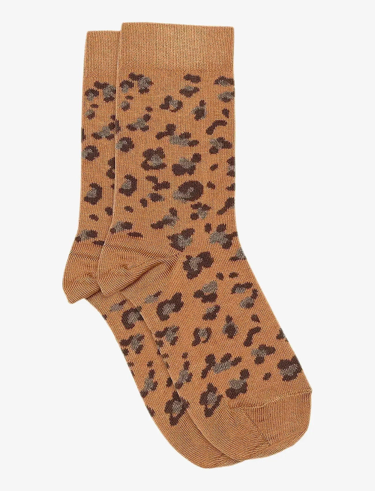 Melton - Leopard socks - strümpfe - biscuit - 0