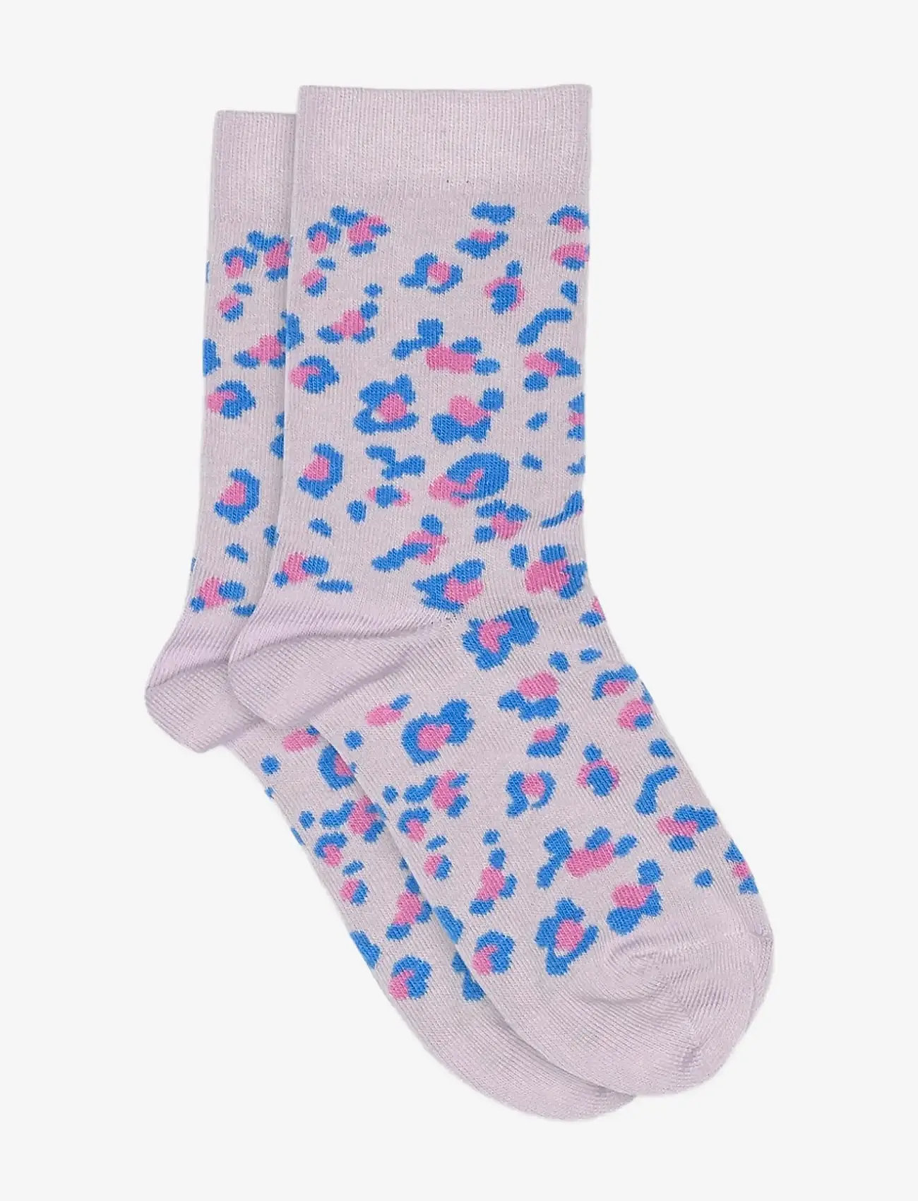 Melton - Leopard socks - strümpfe - cloud lilac - 0