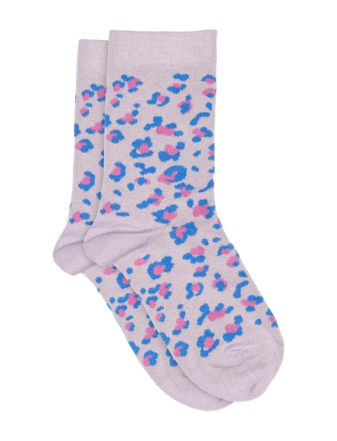 Melton Leopard socks - Socks & Tights - CLOUD LILAC / multi