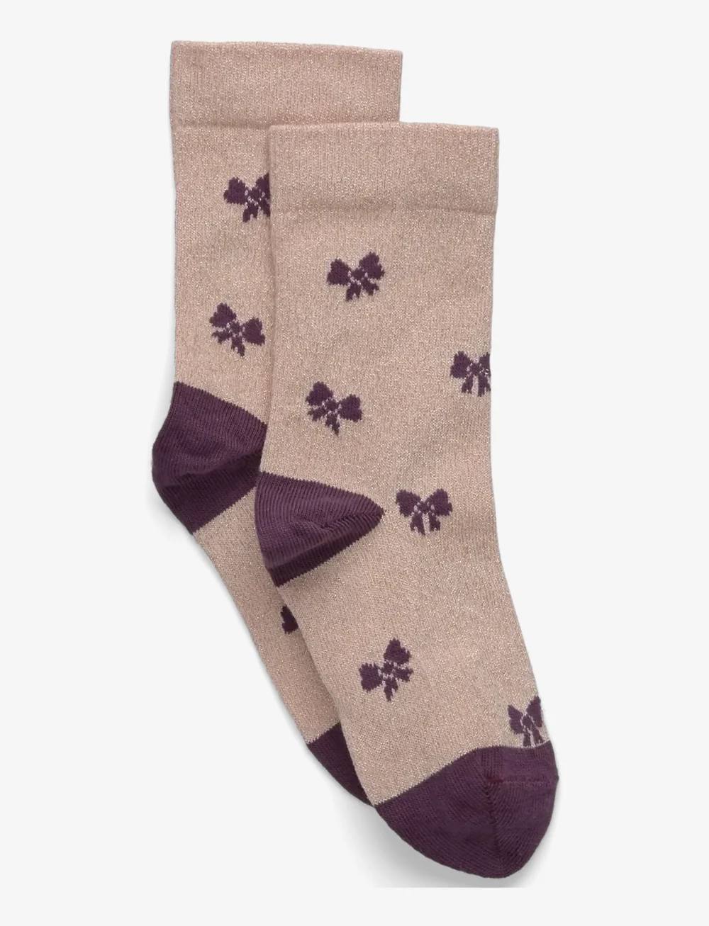 Melton - Bow glitter socks - strümpfe - crystal pink - 0