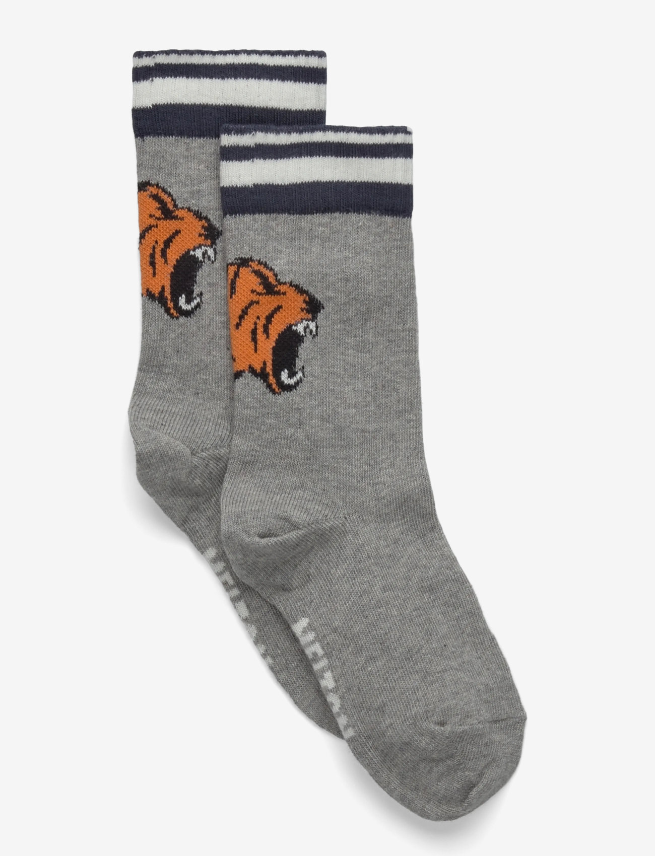 Melton - Tiger socks - light grey melange - 0