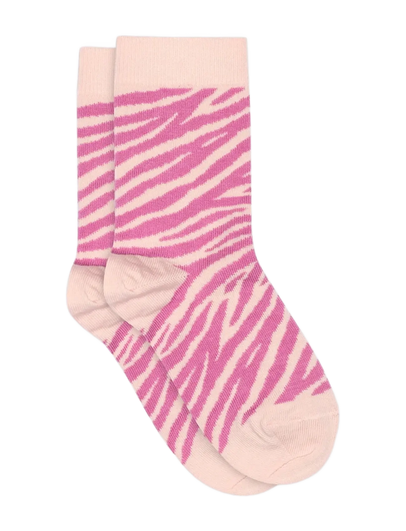 Melton Zebra Socks, Børn, Zebra Sokker, Pink, Str: 27/30