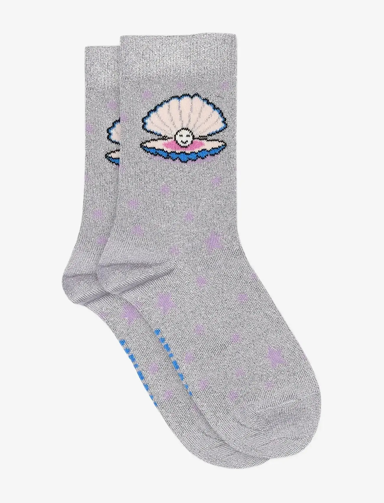 Melton - Shell glitter socks - sokid - cloud lilac - 0