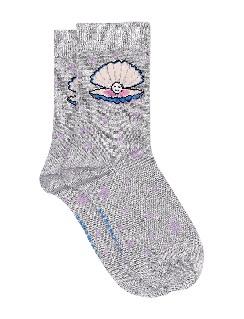 Melton - Shell glitter socks - sokid - cloud lilac - 0