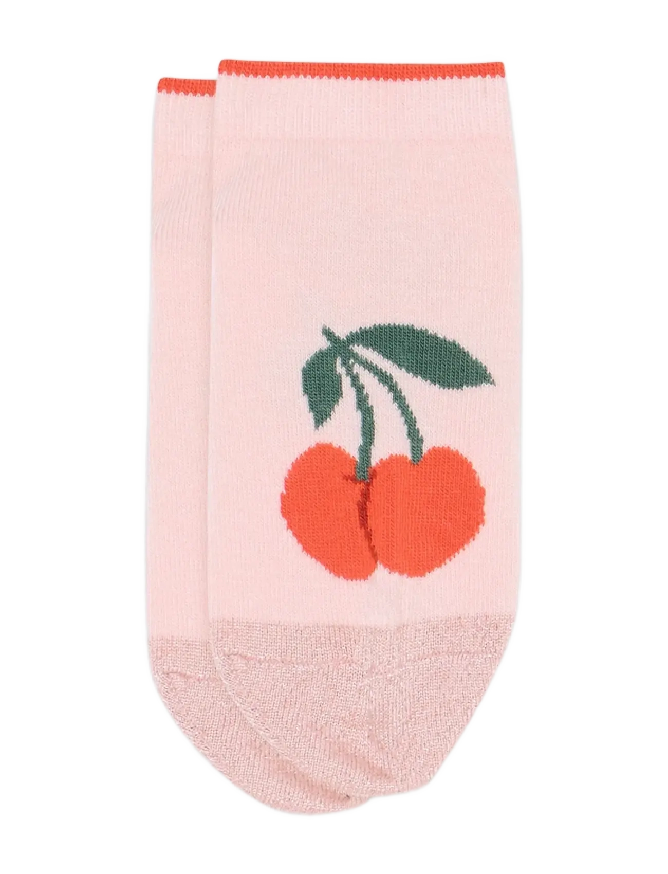 Melton - Cherries sneaker socks - crystal pink - 1
