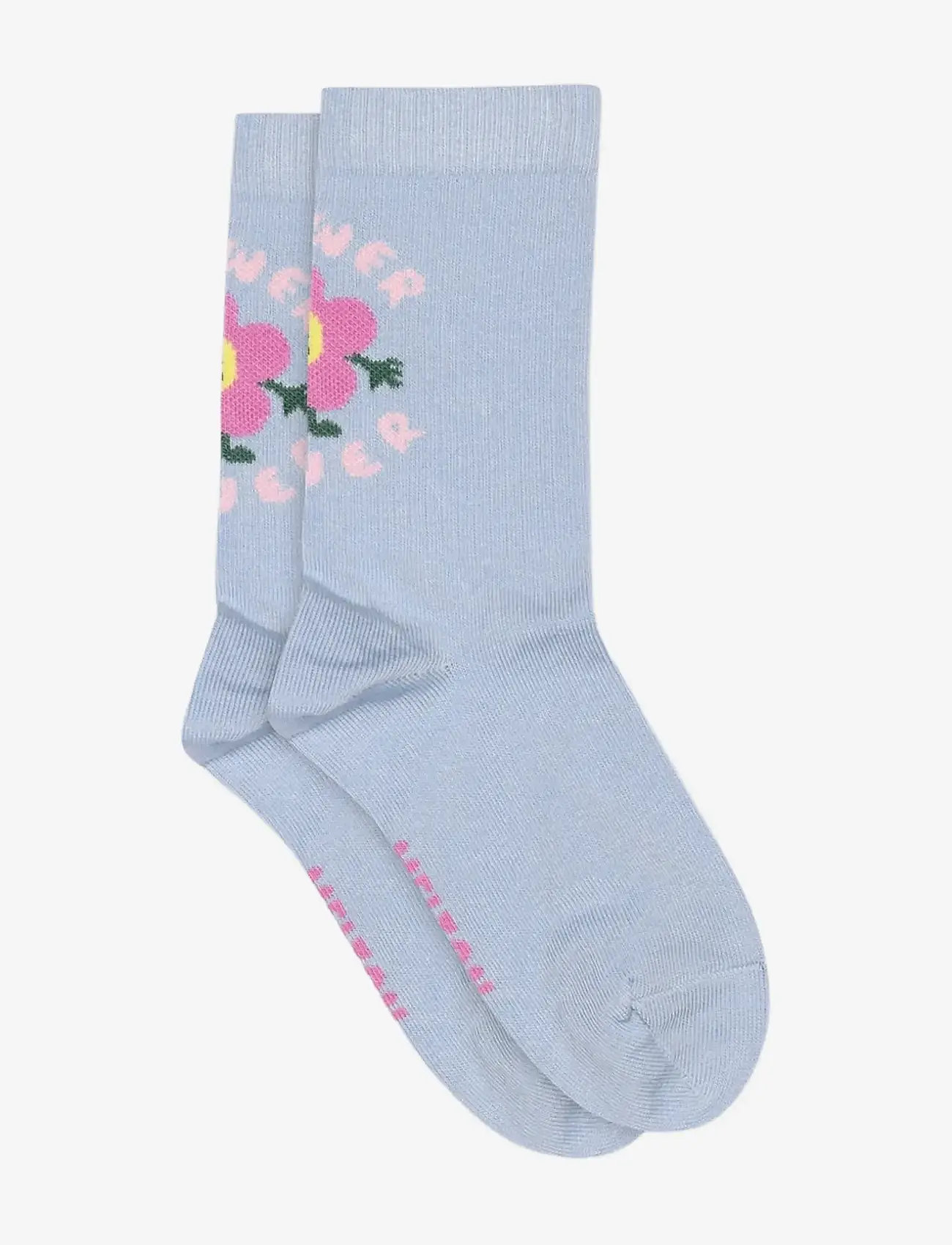 Melton - Flower power socks - strømper - forever blue - 0