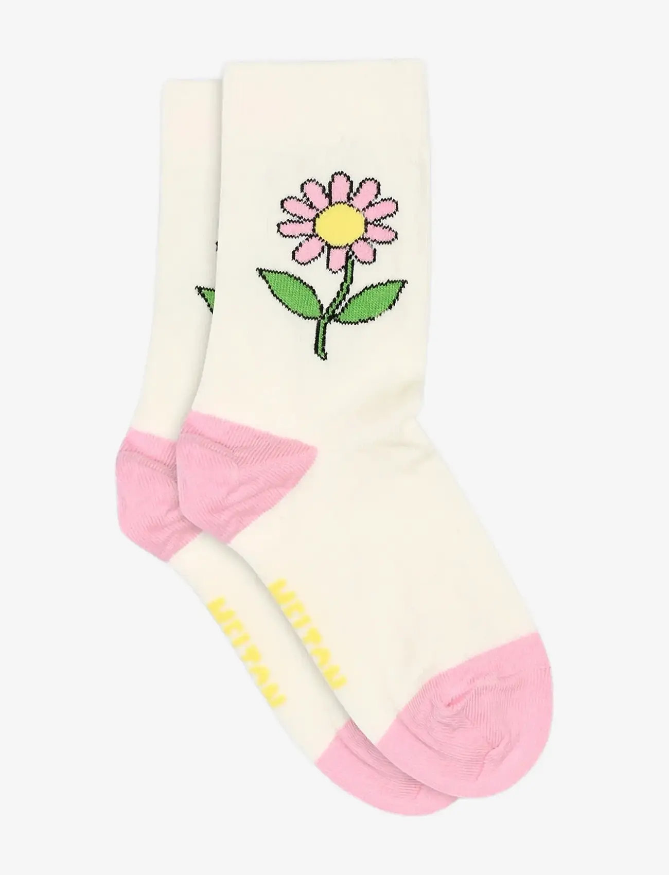 Melton - Daisy socks - socks - snow white - 0