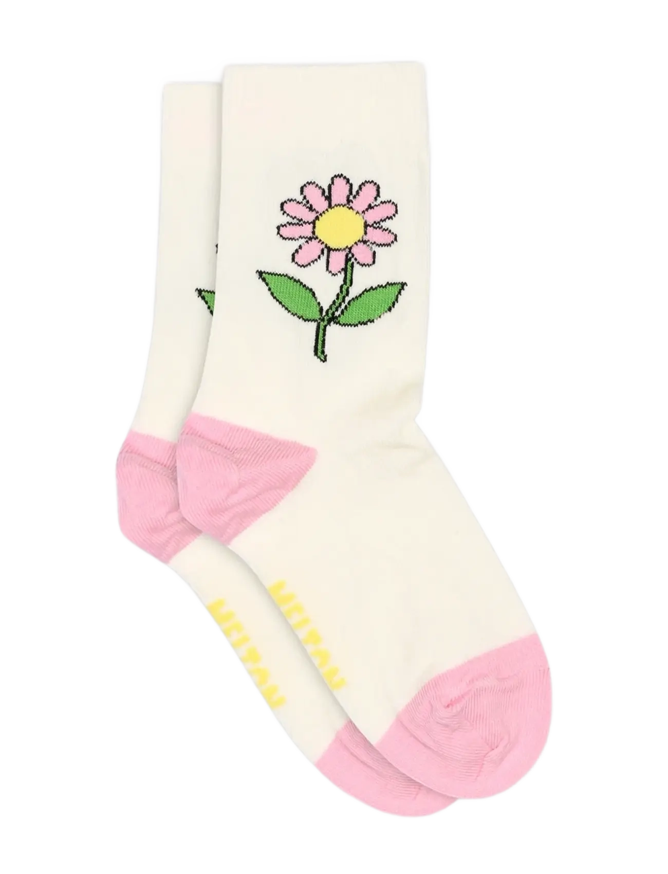 Melton Daisy socks - Socks & Tights - SNOW WHITE / white