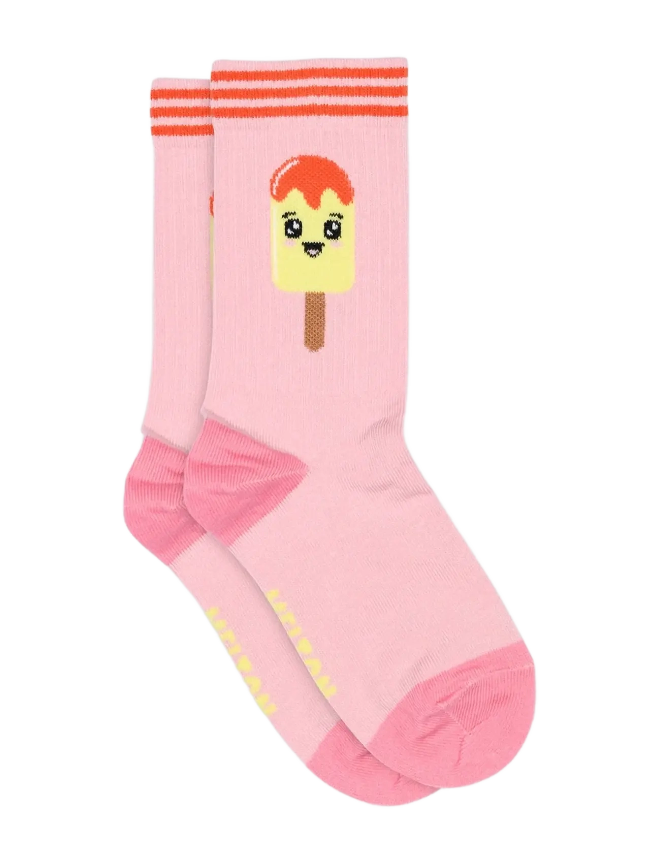 Melton Popsicle socks - Barn 98-134 - PINK NECTAR / pink/rose