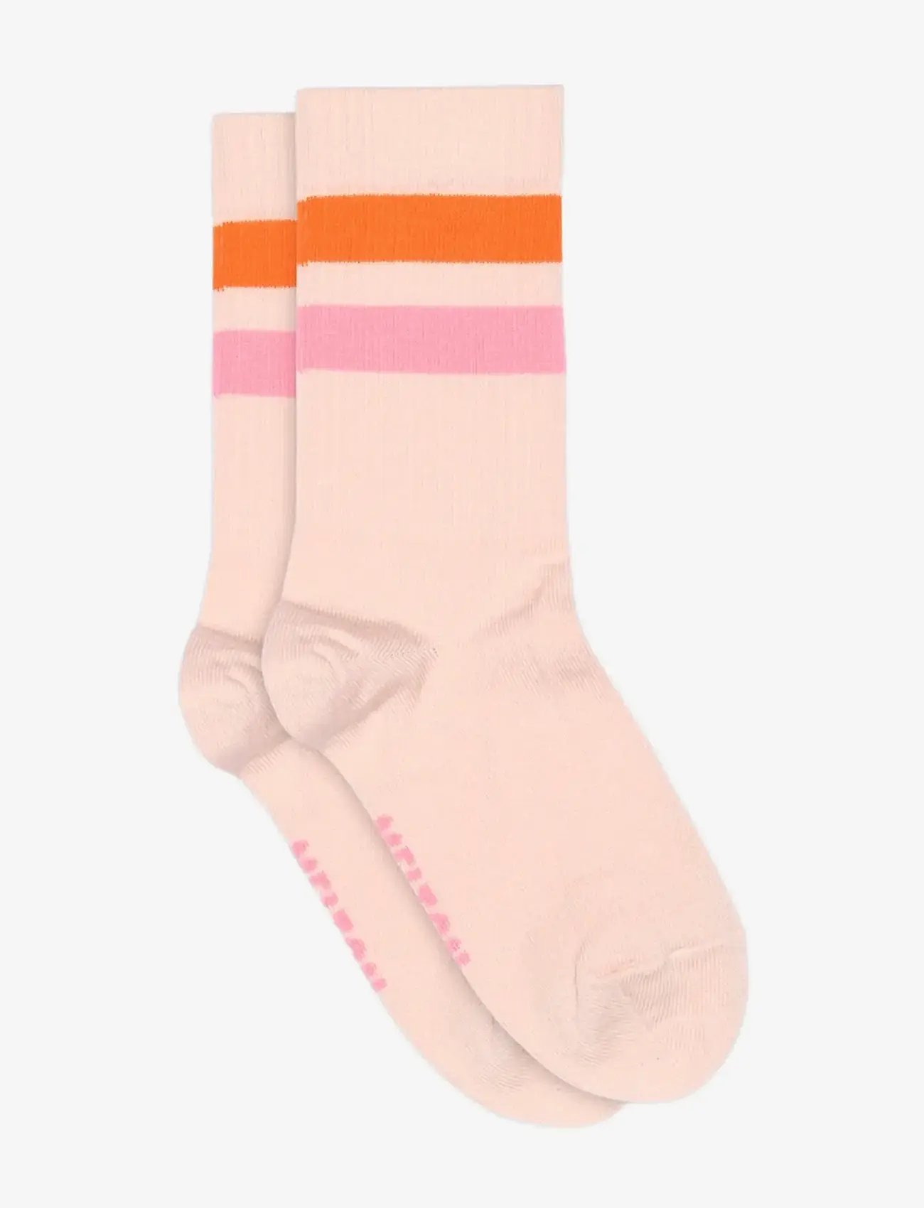 Melton - Sporty stripe socks - strømper - crystal pink - 0